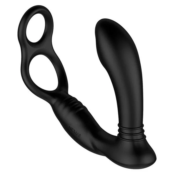 Nexus SIMUL8 Silicone Prostate Massager with Dual Cock Ring — image 7 of 10