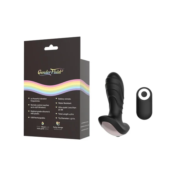 Gender Fluid Buzz Anal Vibe with Remote — image 5 of 5