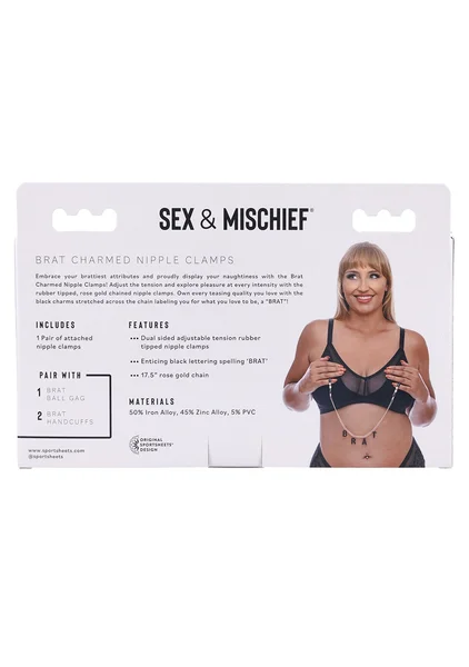 S&M Brat Charmed Nipple Clamps — image 5 of 5