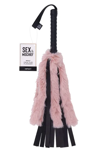 S&M Brat Faux Fur Flogger — image 3 of 4