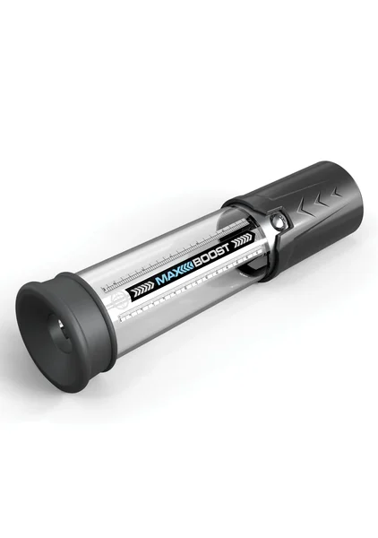Pump Worx Max Boost Penis Pump By Pipedream - Black & Clear — image 8 of 12