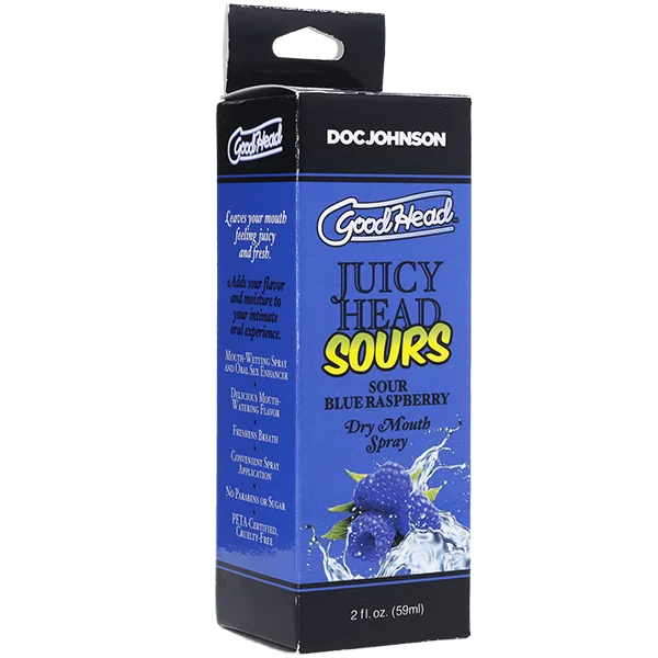 GoodHead Juicy Head Sours Dry Mouth Spray 2 oz By Doc Johnson - Sour Peach — image 10 of 20