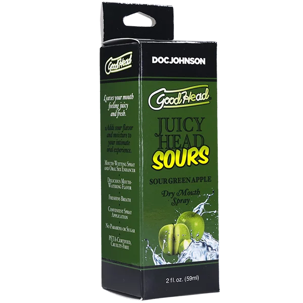GoodHead Juicy Head Sours Dry Mouth Spray 2 oz By Doc Johnson - Sour Peach — image 12 of 20