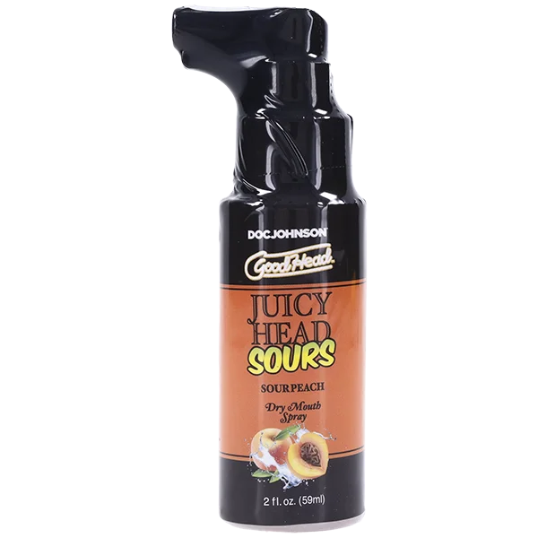 GoodHead Juicy Head Sours Dry Mouth Spray 2 oz By Doc Johnson - Sour Peach — image 9 of 20