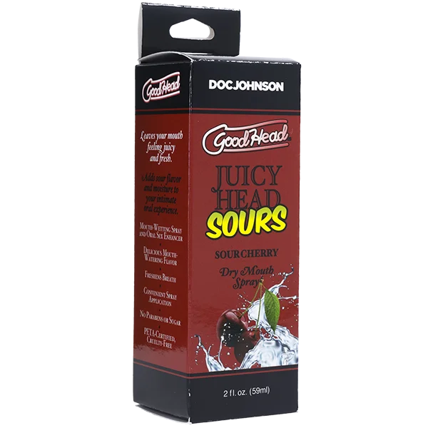 GoodHead Juicy Head Sours Dry Mouth Spray 2 oz By Doc Johnson - Sour Peach — image 14 of 20