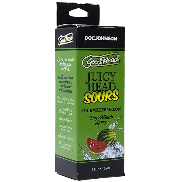 GoodHead Juicy Head Sours Dry Mouth Spray 2 oz By Doc Johnson - Sour Peach — image 15 of 20