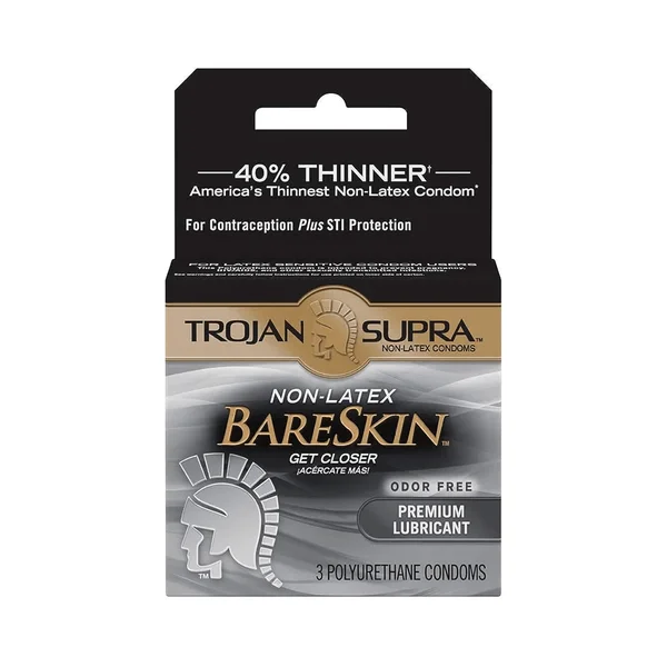 Trojan Supra Bareskin Polyurethane Condom — image 2 of 2