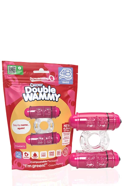 Screaming O Double Wammy Stretchy Bass Vibrating Cock Ring — image 7 of 12
