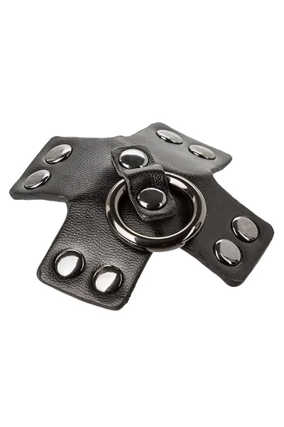 California Exotic O Ring Black Cross BDSM Nipple Pasties — image 10 of 10