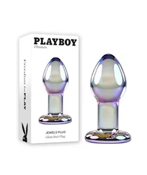 Playboy Pleasure Jewels Plug Glass Butt Plug — image 13 of 13