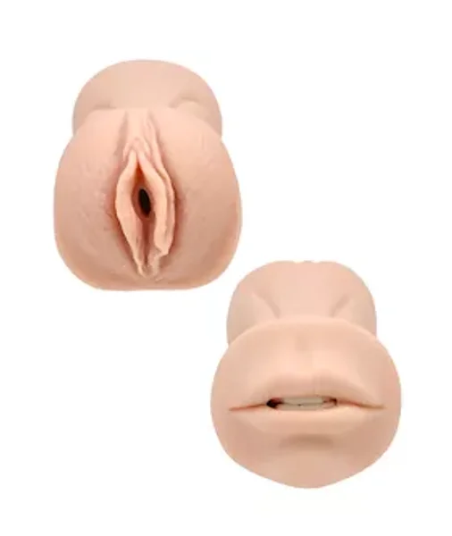 Realistic Pussy And Mouth Double Ended Stroker