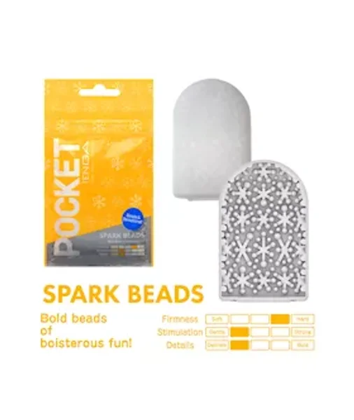 Pocket Tenga Spark Beads Stroker — image 5 of 8