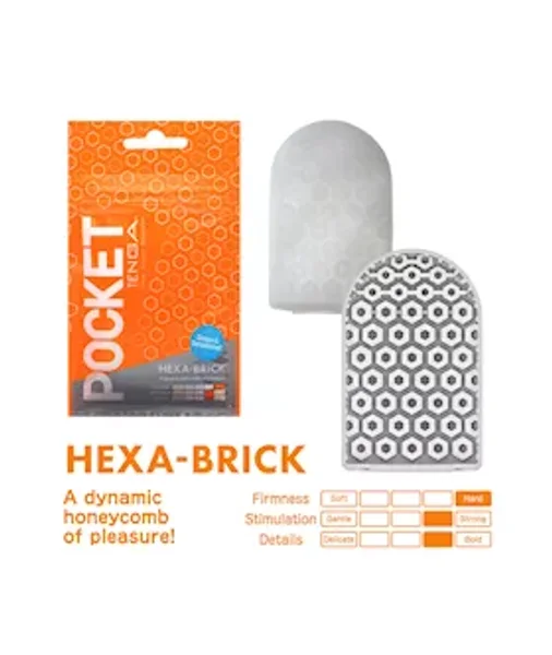 Pocket Tenga Hexa-brick Stroker — image 5 of 8