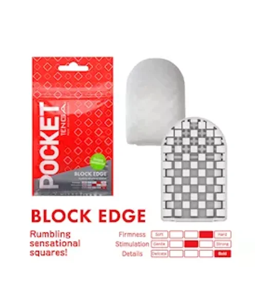 Pocket Tenga Block Edge Stroker — image 5 of 8