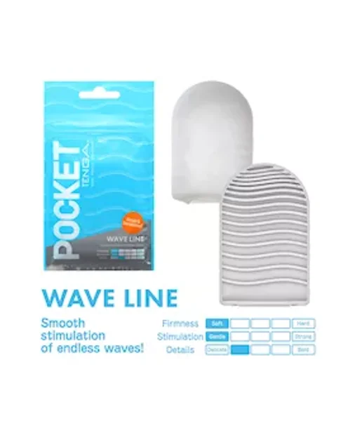Pocket Tenga Wave Line Stroker — image 5 of 8