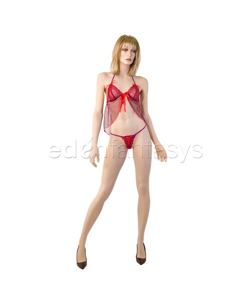 Lace up cups babydoll