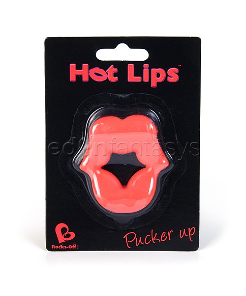 Hot lips cock ring