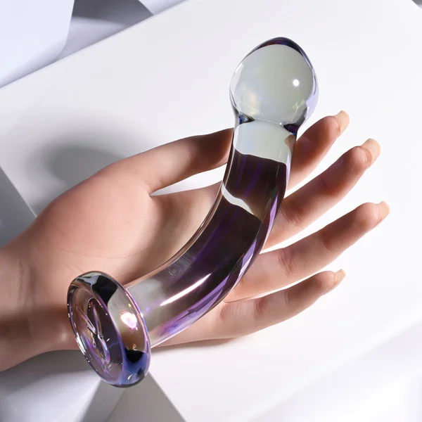 Playboy Pleasure Jewels King Multi Play Glass Dildo