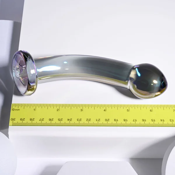 Playboy Pleasure Jewels King Multi Play Glass Dildo
