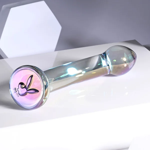 Playboy Pleasure Jewels King Multi Play Glass Dildo