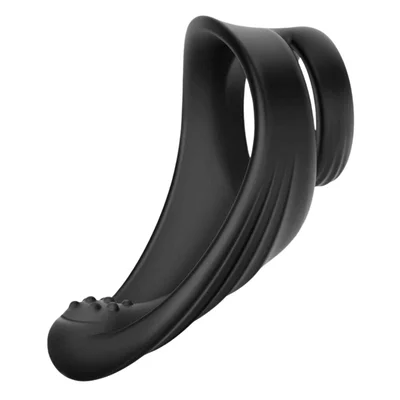Double Cock Ring with Taint Teaser