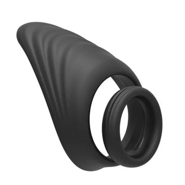 Sperm Locking Dual Cock Ring with Taint Teaser — image 7 of 19