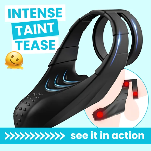 Sperm Locking Dual Cock Ring with Taint Teaser — image 3 of 19