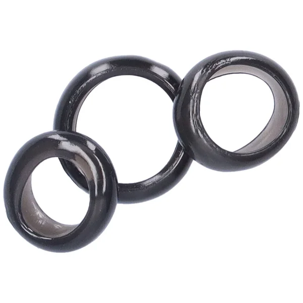 Wide and Stretchy Cock Rings - Set of 3 — image 4 of 6