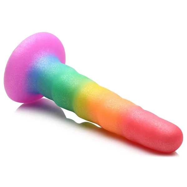 Simply Sweet 6.5-Inch Zigzag Rainbow Dildo — image 4 of 4