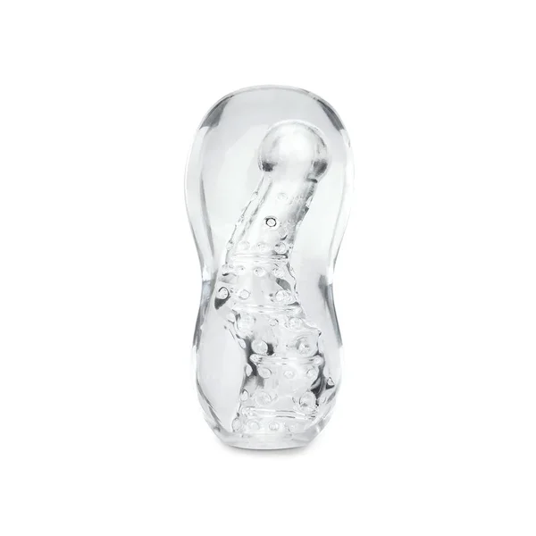 Zolo Gripz Wavy Squeezable Clear Stroker — image 5 of 5
