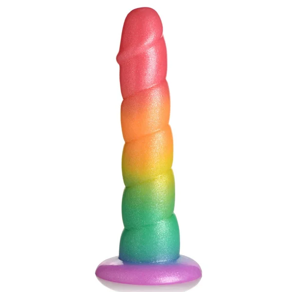 Simply Sweet 6.5-Inch Swirl Rainbow Dildo — image 3 of 4