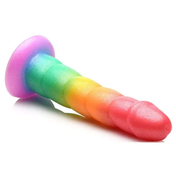 Simply Sweet 6.5-Inch Swirl Rainbow Dildo — image 4 of 4