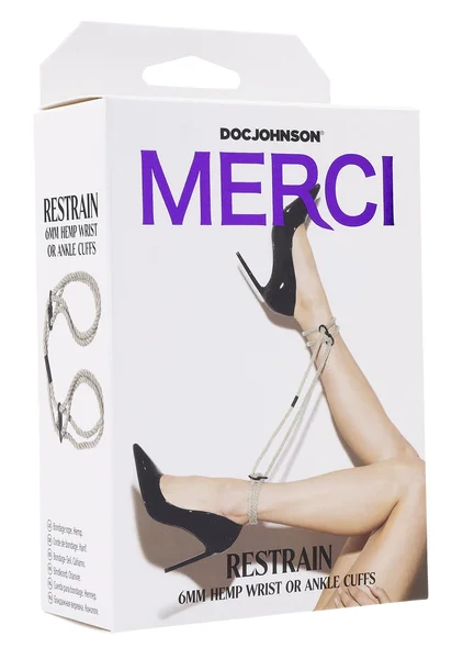 Merci - Restrain - 6mm Hemp Wrist or Ankle Cuffs — image 11 of 21