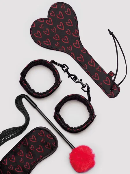 Lovehoney Heart Print Bondage Kit (4 Piece) — image 9 of 9