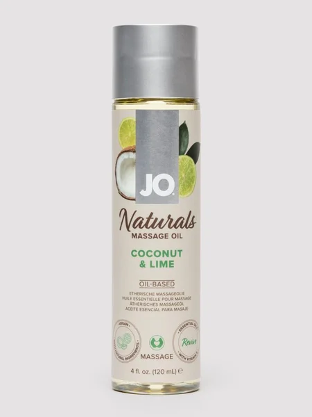 System JO Naturals Coconut and Lime Massage Oil 120ml — image 3 of 3