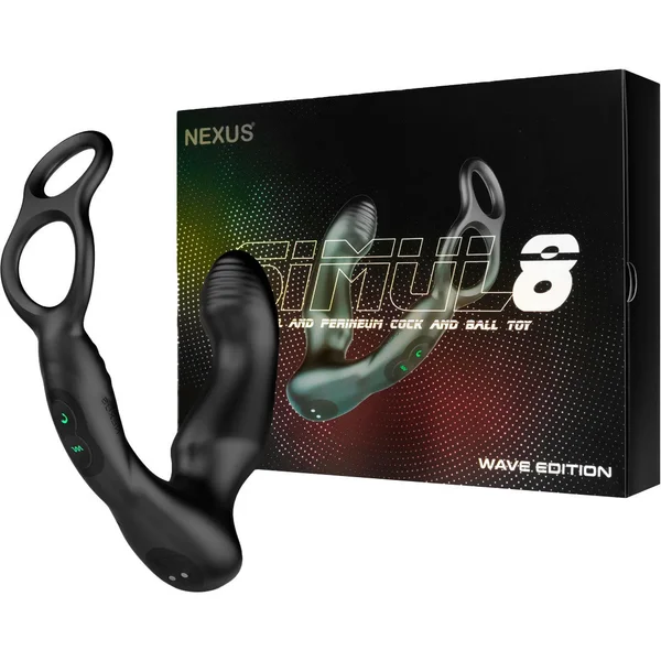 Simul8 Wave Edition Dual Cock and Ball Vibe — image 21 of 21