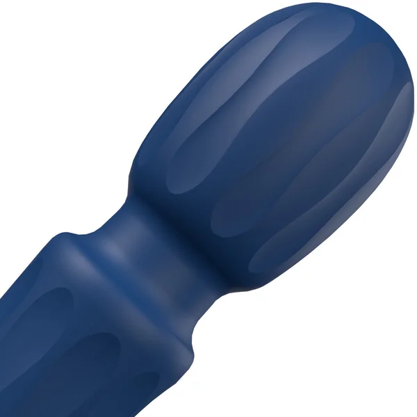 PrimO Wand Rechargeable Waterproof Silicone Vibrator By Screaming O - Blueberry — image 7 of 8
