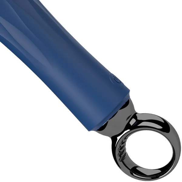 PrimO Wand Rechargeable Waterproof Silicone Vibrator By Screaming O - Blueberry — image 6 of 8