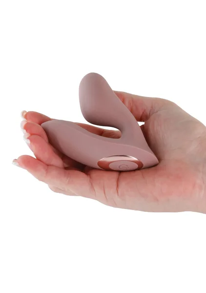 Desire Demure Dual Motor Rechargeable Silicone Wearable Dual Stimulation Vibrator - Lavender — image 6 of 15