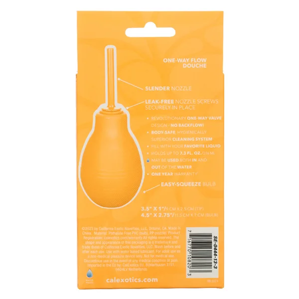 Cheeky One Way Flow Douche Anal Cleansing Tool By CalExotics - Orange — image 16 of 21