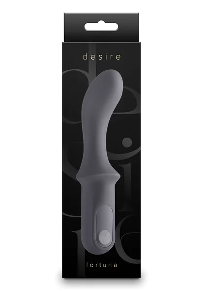 Desire Fortuna Rechargeable Silicone G-Spot Vibrator - Smoke — image 9 of 15
