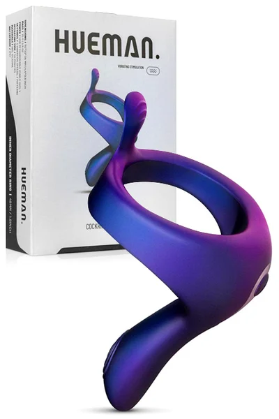 Hueman Solar 4.4" Vibrating Strap On Cock Ring — image 7 of 12