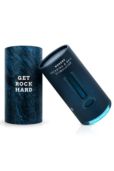 Boners 3.7" Vibrating Cock Ring with Ball Stimulators