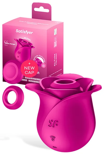 Satisfyer Pro 2 Modern Blossom 3" Rose Clitoral Stimulator with Air Pulse Technology — image 11 of 20