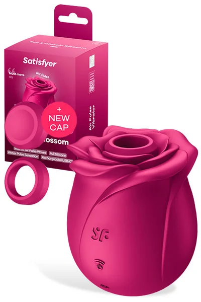 Satisfyer Pro 2 Classic Blossom 3" Rose Clitoral Stimulator with Air Pulse Technology — image 16 of 20