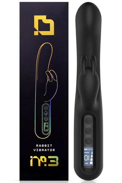 BLACQ 9" Digital Rabbit Vibratorr with Clitoral Teaser — image 7 of 12