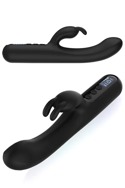 BLACQ 9" Digital Rabbit Vibratorr with Clitoral Teaser — image 9 of 12