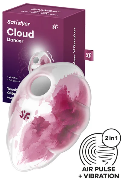 Satisfyer Cloud Dancer 3.5" Vibrating Air Pulse Clitoral Stimulator — image 19 of 24