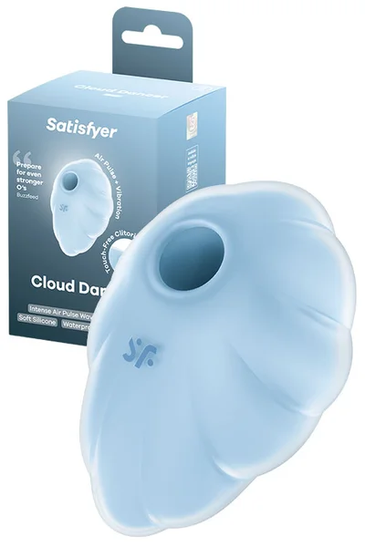 Satisfyer Cloud Dancer 3.5" Vibrating Air Pulse Clitoral Stimulator — image 9 of 12