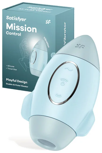 Satisfyer Mission Control 3.9" Air Pulse Clitoral Vibrator — image 10 of 12
